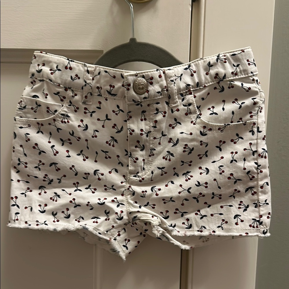 Bonpoint White and Red Casual Shorts